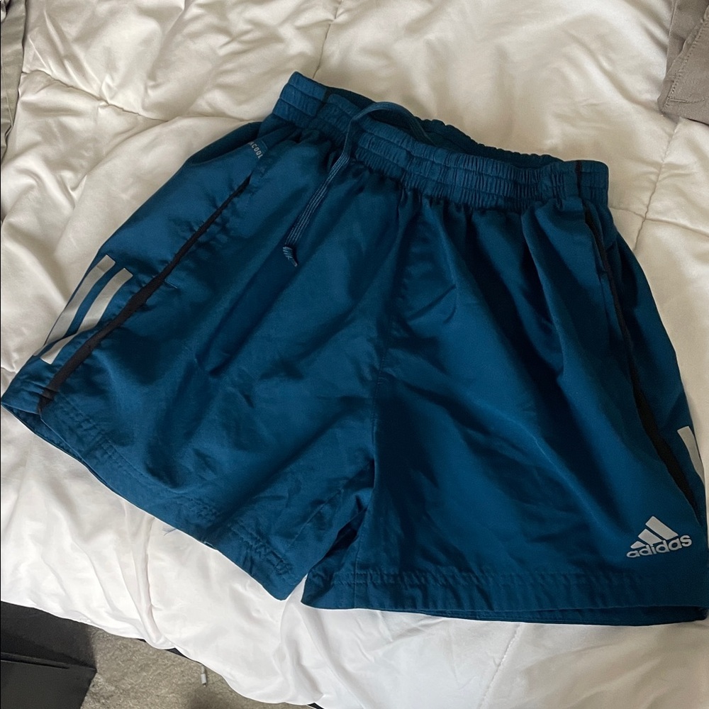 Adidas 5” Teal Performance Shorts